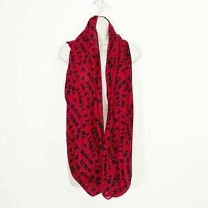 Novelty Print Bird Infinity Scarf